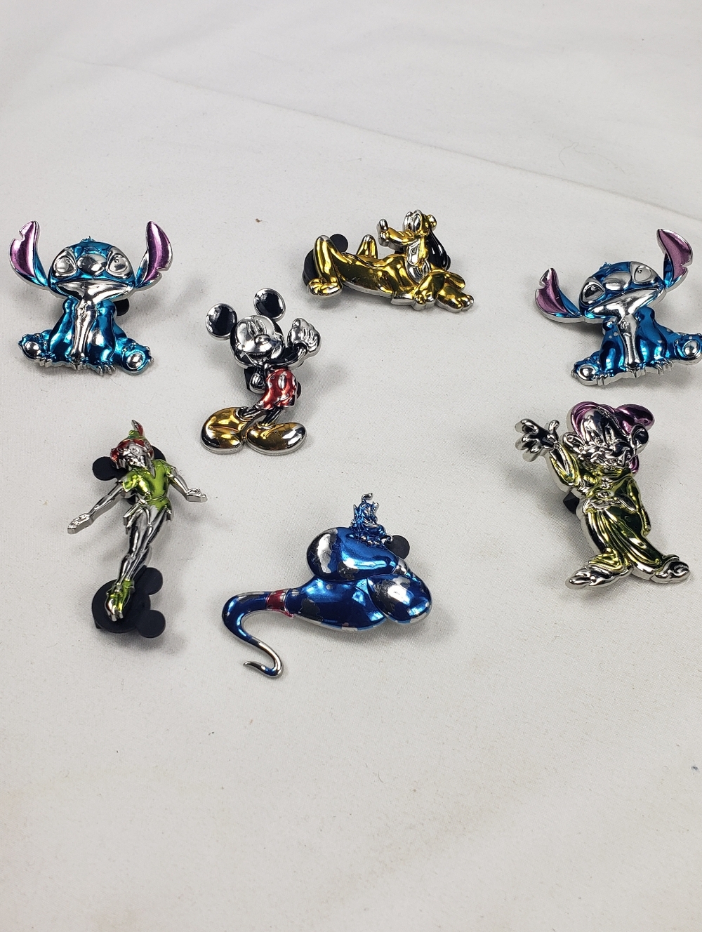 Disney Pin Lot Of 7 - shows wear